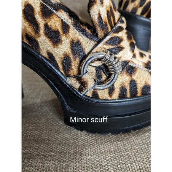 New without tags Gianni Bini Leopard Loafer Heel - Picture 10 of 12